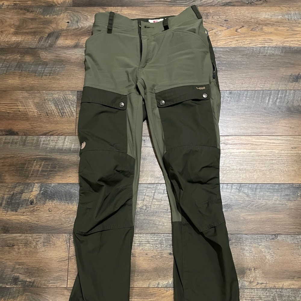 Fjallraven Women Keb Curved Trousers - Olive Green